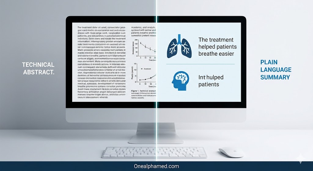 Plain Language Summaries translate clinical research into accessible language patients and the public can actually use